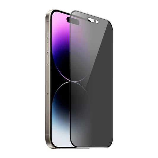 Pour iPhone 14 Pro Film de protection d'écran intégral en verre trempé anti-espionnage 360 degrés ENKAY Hat-Prince