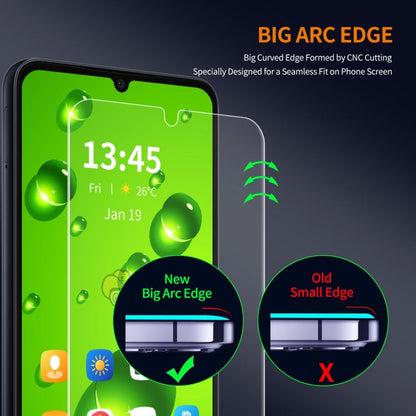 For Xiaomi Redmi A3 ENKAY 9H Big Arc Edge High Aluminum-silicon Tempered Glass Film