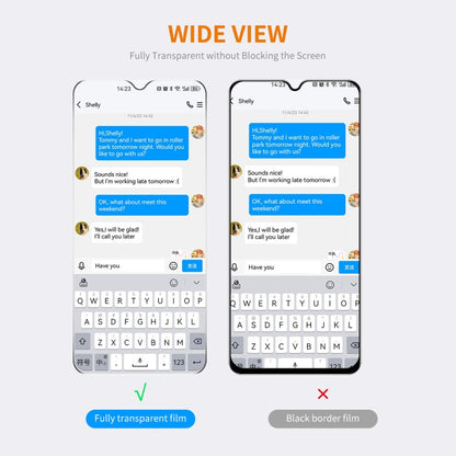 For Redmi A4 5G 2pcs ENKAY 9H Big Arc Edge High Aluminum-silicon Tempered Glass Film