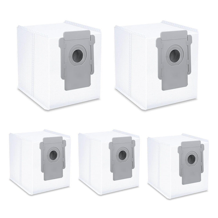 JUNSUNMAY 5 pièces pour iRobot Roomba séries i & s & j i8 / i8+ / s9 / s9+ Sacs d'aspirateur Sacs à poussière pour élimination automatique
