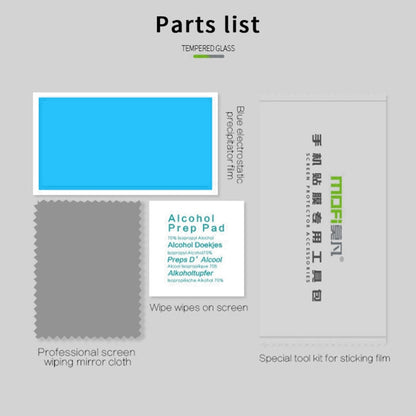 For OnePlus 13 MOFI 9H 3D Hot Bending Tempered Glass Film(Black)