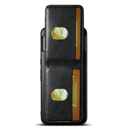 For Google Pixel 7 Suteni H03 Oil Wax Leather Wallet Stand Back Phone Case(Black)