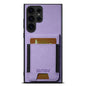 Pour Samsung Galaxy S23 Ultra 5G Suteni H03 Litchi Étui de téléphone en cuir avec porte-cartes et support (violet)
