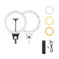 Anneau lumineux vidéo JMARY FM-12R LED de remplissage pour photographie, 12 pouces (prise US)