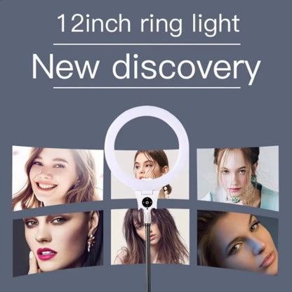 Anneau lumineux vidéo JMARY FM-12R LED de remplissage pour photographie, 12 pouces (prise US)