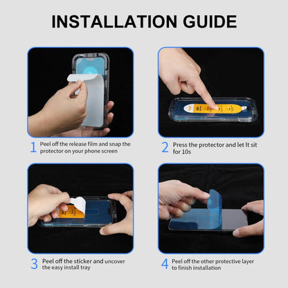 Pour OnePlus 11 / 10 Pro / 9 Pro Film en verre trempé ENKAY Easy Install avec colle latérale à courbure à chaud