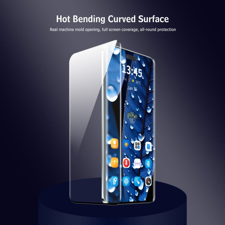 For Honor 80 Pro ENKAY Easy Install Hot Bending Side Glue Tempered Glass Film