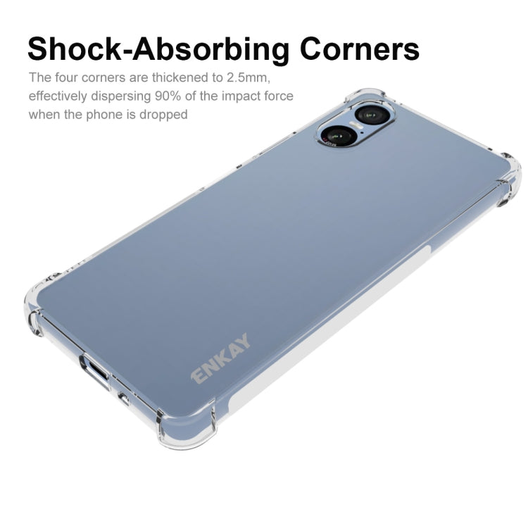 For Sony Xperia 10 VI ENKAY Hat-Prince Transparent TPU Shockproof Phone Case