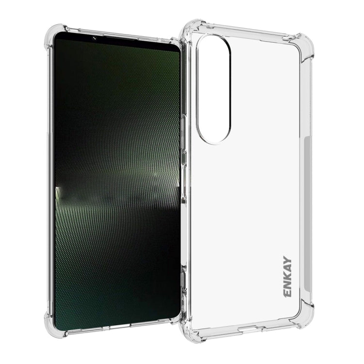For Sony Xperia 1 VI ENKAY Hat-Prince Transparent TPU Shockproof Phone Case
