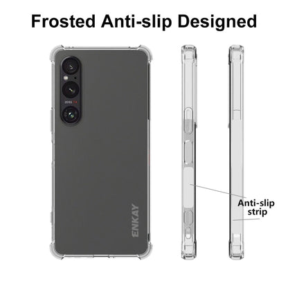 For Sony Xperia 1 VI ENKAY Hat-Prince Transparent TPU Shockproof Phone Case