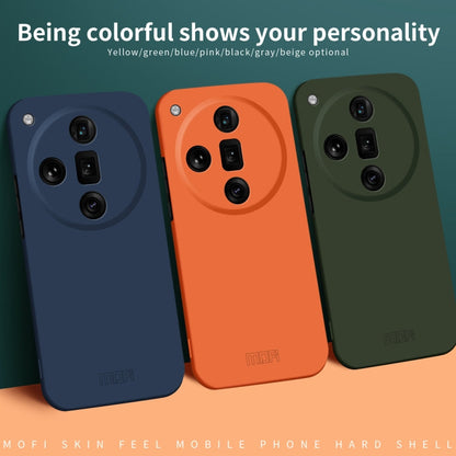 For OPPO Find X7 MOFI Qin Series Skin Feel All-inclusive PC Phone Case(Gray)