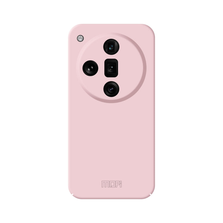 Pour OPPO Find X7 Ultra Coque de téléphone tout compris en PC, série MOFI Qin (rose)