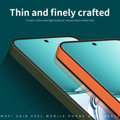 Pour OPPO A3 Pro Étui de téléphone en PC tout compris Mofi Qin Series Skin Feel (Vert)