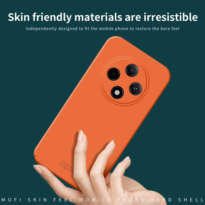 Pour OPPO A3 Pro Étui de téléphone en PC tout compris Mofi Qin Series Skin Feel (Vert)