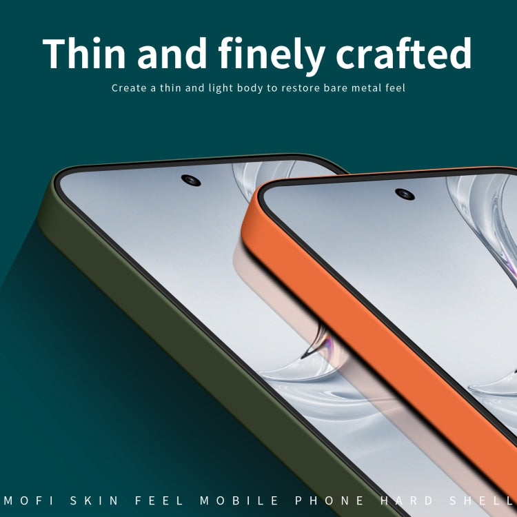 For OPPO K12 / OnePlus Nord CE4 MOFI Qin Series Skin Feel All-inclusive PC Phone Case(Blue)
