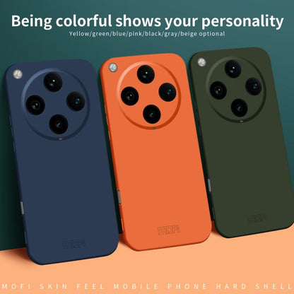 Pour OPPO Find X8 Pro, étui de protection intégral en PC de la série Qin de MOFI (Orange)