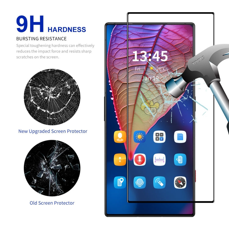 For ZTE Nubia Z50 Ultra ENKAY Easy Install High Alumina Silicon Full Glass Film