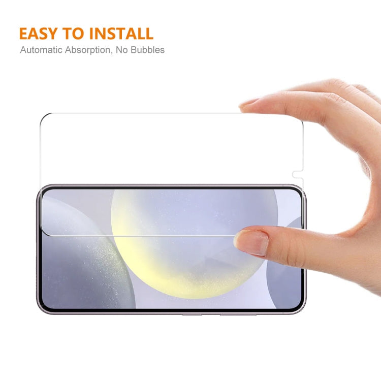 For Samsung Galaxy S24 5G ENKAY Easy Install 0.18mm High Alumina Silicon Full Glass Film, Support Ultrasonic Unlock