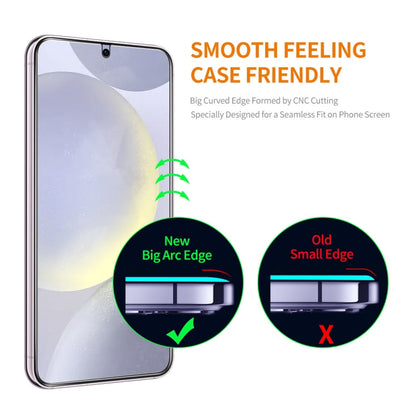 For Samsung Galaxy S24+ 5G ENKAY Easy Install 0.18mm High Alumina Silicon Full Glass Film, Support Ultrasonic Unlock