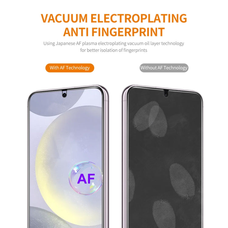 For Samsung Galaxy S24+ 5G ENKAY Easy Install 0.18mm High Alumina Silicon Full Glass Film, Support Ultrasonic Unlock