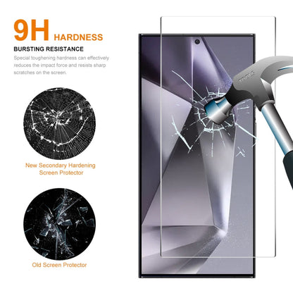 For Samsung Galaxy S24 Ultra 5G ENKAY Easy Install 0.18mm High Alumina Silicon Full Glass Film, Support Ultrasonic Unlock