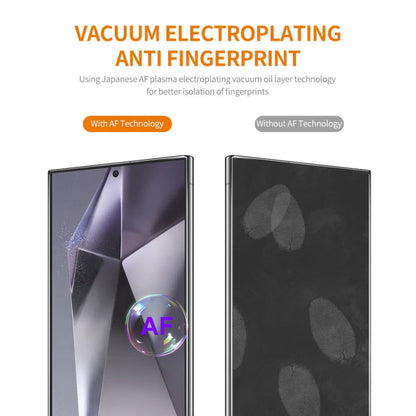 For Samsung Galaxy S24 Ultra 5G ENKAY Easy Install 0.18mm High Alumina Silicon Full Glass Film, Support Ultrasonic Unlock