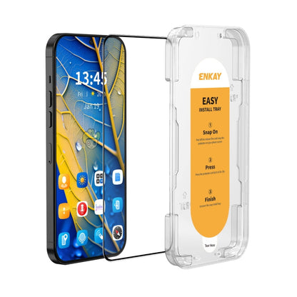 Pour film de verre complet Realme GT5 ENKAY Easy Install High Alumina Silicon