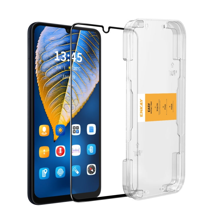 For Realme C63 ENKAY Easy Install High Alumina Silicon Full Glass Film