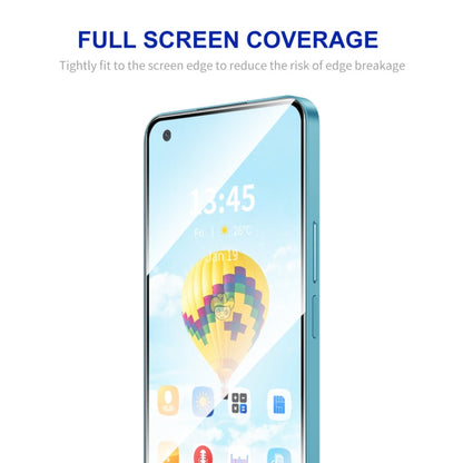 For OPPO K9x 5pcs ENKAY Full Glue High Aluminum-silicon Tempered Glass Film