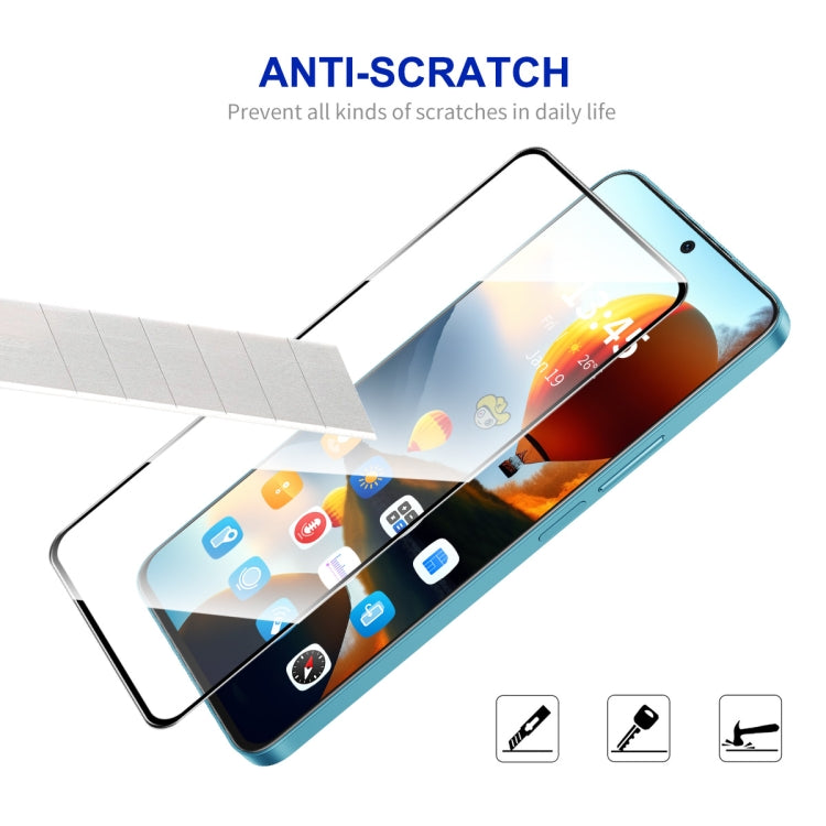 For Tecno Pova Neo 5G 5pcs ENKAY Full Glue High Aluminum-silicon Tempered Glass Film