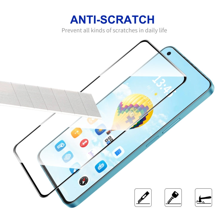 For Realme 9i 4G ENKAY Full Glue High Aluminum-silicon Tempered Glass Film