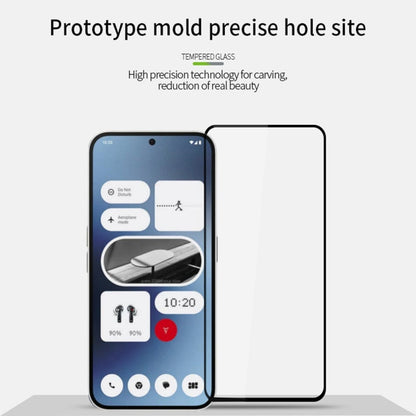 For Nothing Phone 2a MOFI 9H 2.5D Full Screen Tempered Glass Film(Black)