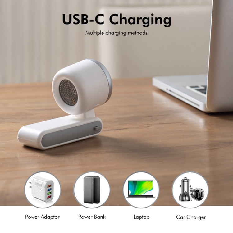 ENKAY Hat-Prince 3600mAh Battery Max 8H Cooling times Foldable Neck Turbo Fan with Digital Display(Black)