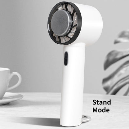 ENKAY Hat-Prince Handheld Mini Portable Cold Compress Cooling Fan(White)
