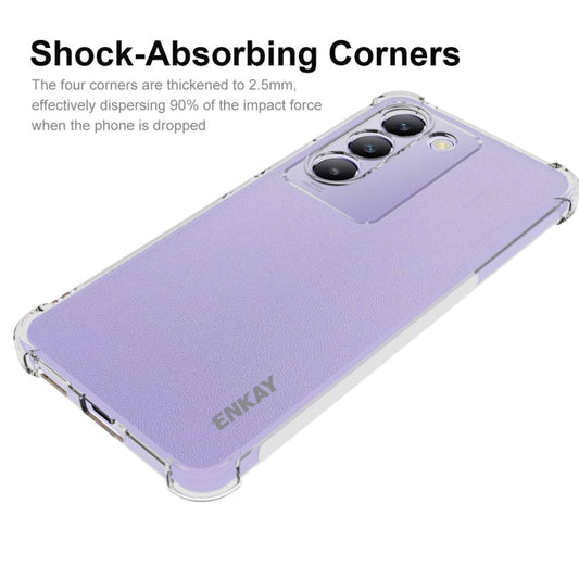 For OPPO Reno11 F 5G Global ENKAY Hat-Prince Transparent TPU Shockproof Phone Case