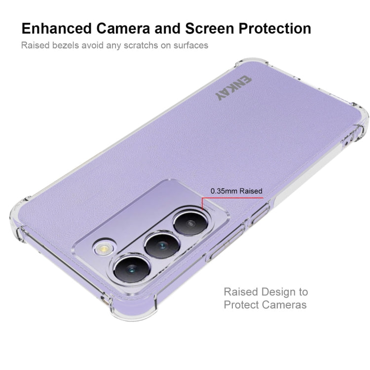 For OPPO Reno11 F 5G Global ENKAY Hat-Prince Transparent TPU Shockproof Phone Case