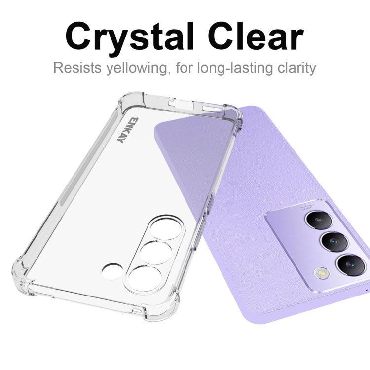 For OPPO Reno11 F 5G Global ENKAY Hat-Prince Transparent TPU Shockproof Phone Case