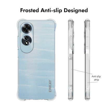 For OPPO A60 4G ENKAY Hat-Prince Transparent TPU Shockproof Phone Case