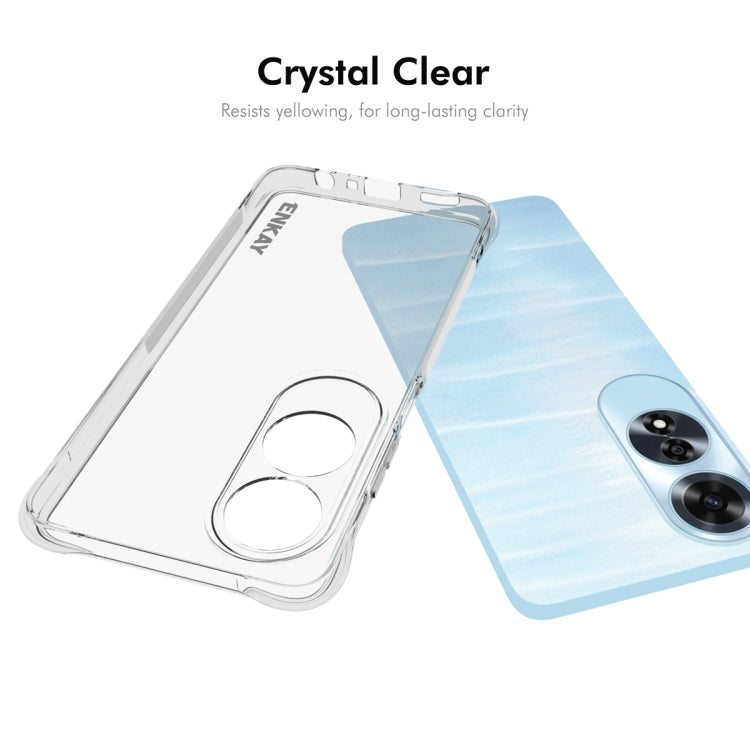 For OPPO A60 4G ENKAY Hat-Prince Transparent TPU Shockproof Phone Case