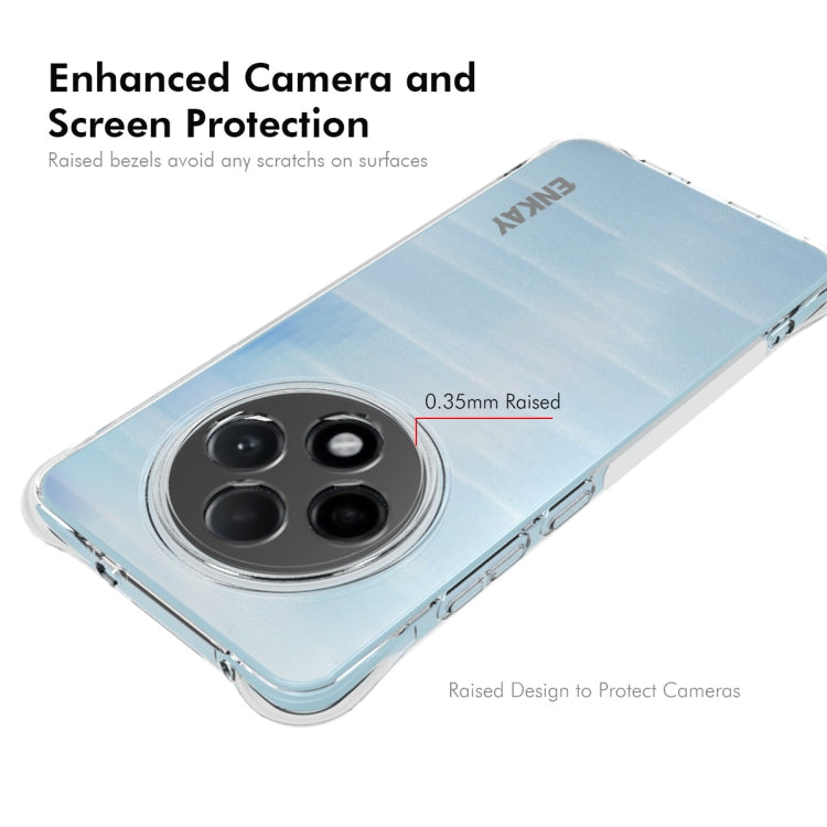 For OPPO Reno12 F 5G Global ENKAY Hat-Prince Transparent TPU Shockproof Phone Case