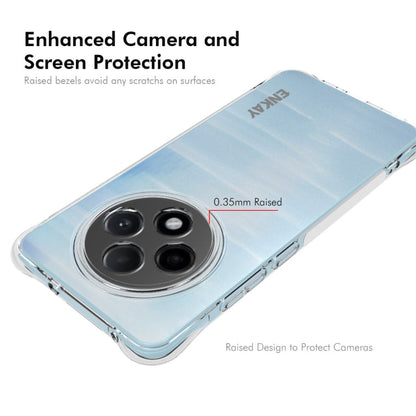For OPPO Reno12 F 5G Global ENKAY Hat-Prince Transparent TPU Shockproof Phone Case
