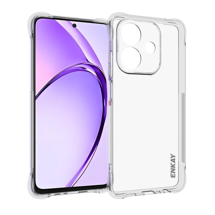 For OPPO A3x 5G Global ENKAY Hat-Prince Transparent TPU Shockproof Phone Case