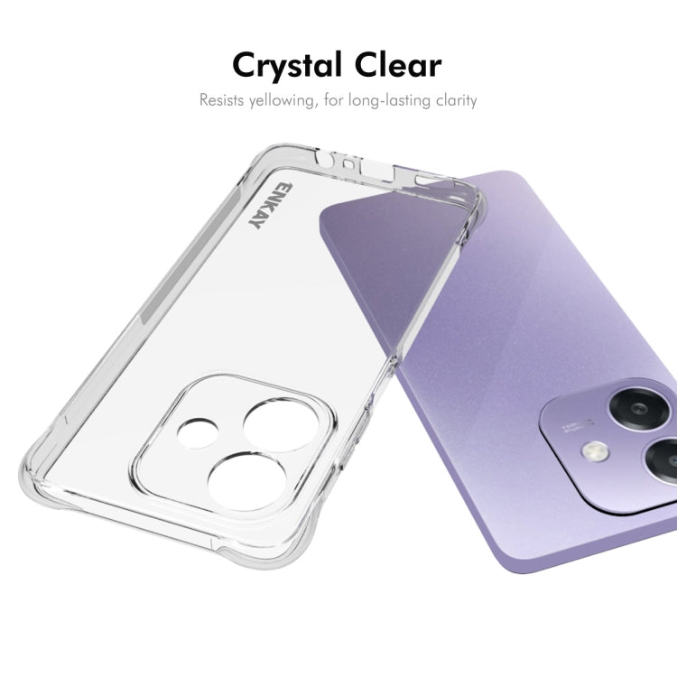 For OPPO A3x 5G Global ENKAY Hat-Prince Transparent TPU Shockproof Phone Case