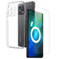 Pour Coque de téléphone en TPU Transparent NORTHJO pour Xiaomi Redmi Note 12 Pro 5G avec Film en Verre Trempé (Transparent)