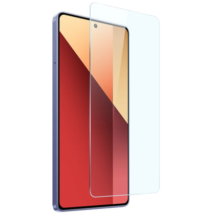 For Xiaomi Redmi Note 13 Pro 4G NORTHJO Transparent TPU Phone Case with Tempered Glass Film(Transparent)