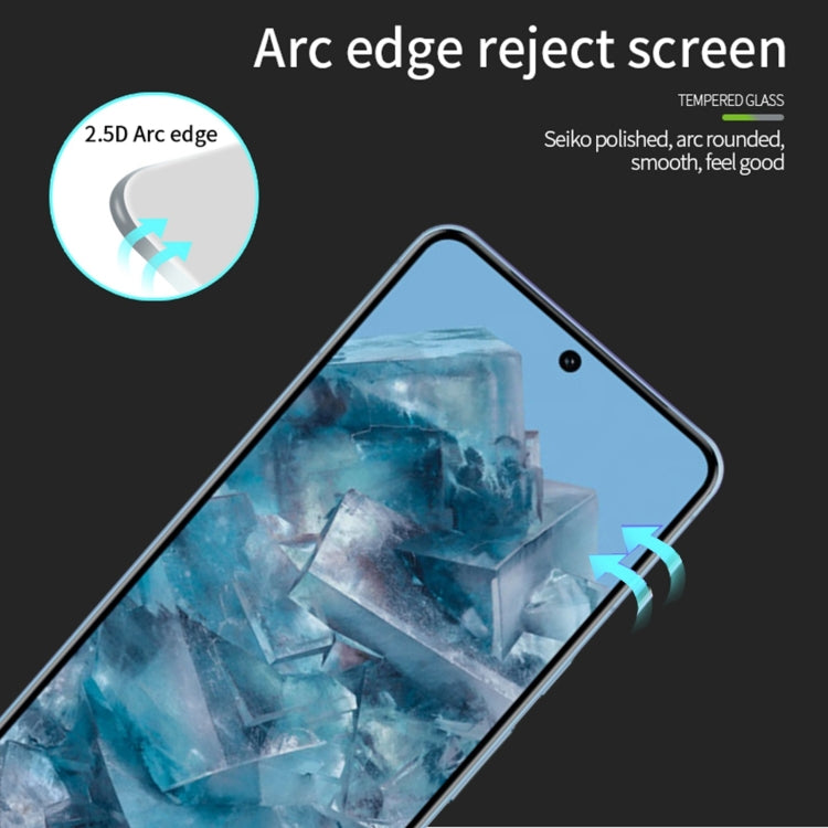 For Google Pixel 9 Pro XL Unlock MOFI 9H 2.5D Full Screen Tempered Glass Film(Black)