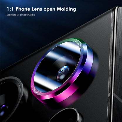 For Samsung Galaxy S24 5G ENKAY Hat-Prince AR 9H Rear Lens Aluminium Alloy Tempered Glass Film(Colorful)
