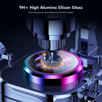 For Samsung Galaxy S24+ 5G ENKAY Hat-Prince AR 9H Rear Lens Aluminium Alloy Tempered Glass Film(Silver)