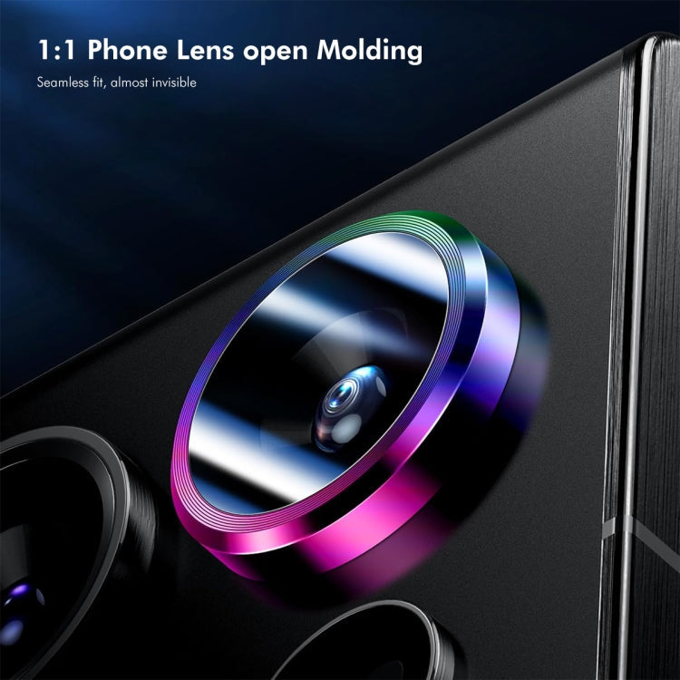 For Samsung Galaxy S24+ 5G ENKAY Hat-Prince AR 9H Rear Lens Aluminium Alloy Tempered Glass Film(Silver)