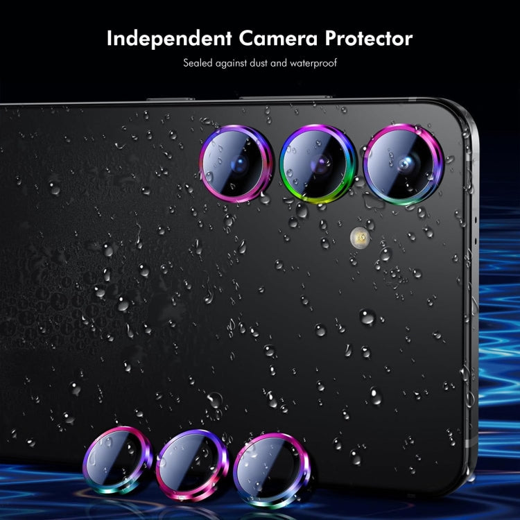 For Samsung Galaxy S23 5G / S23+ 5G ENKAY Hat-Prince AR 9H Rear Lens Aluminium Alloy Tempered Glass Film(Black)